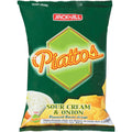 Jack 'n Jill Piattos Sour Cream & Onion Flavored Potato Crisps (85g)