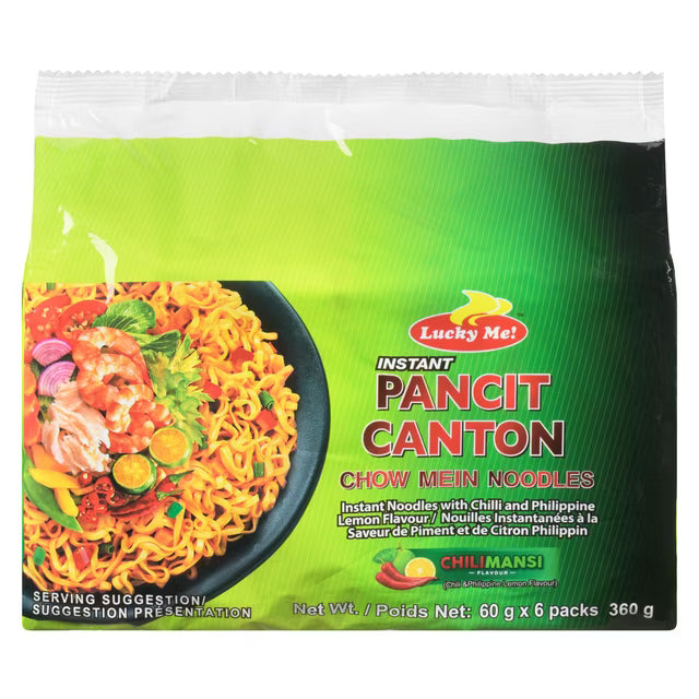 Lucky Me! Instant Pancit Canton Chilimansi (6 x 60g)