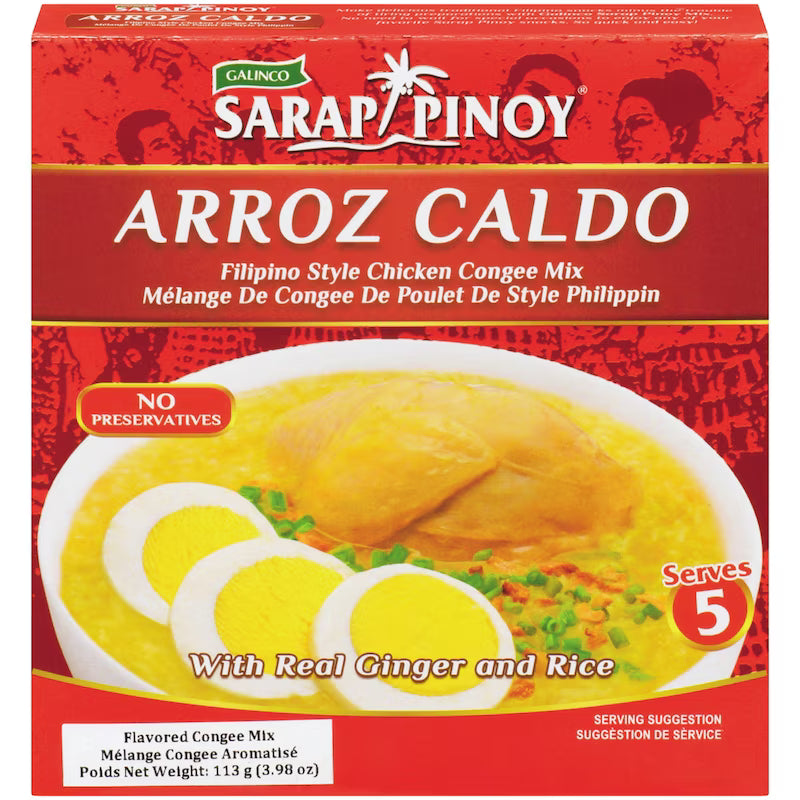 Sarap Pinoy Arroz Caldo Filipino Style Chicken Congee Mix (113g)