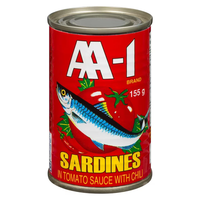 A-1 Sardines in Tomato Sauce with Chili (155g)