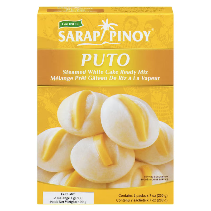 Sarap Pinoy Puto Steamed White Cake Ready Mix (400g)