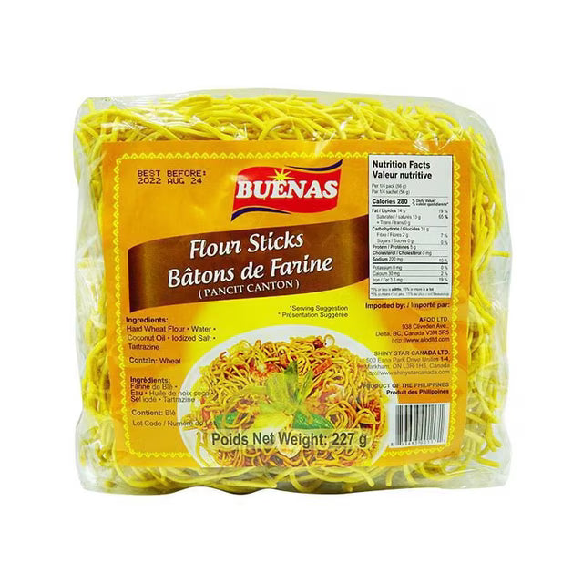 Buenas Flour Sticks (Pancit Canton) 227g