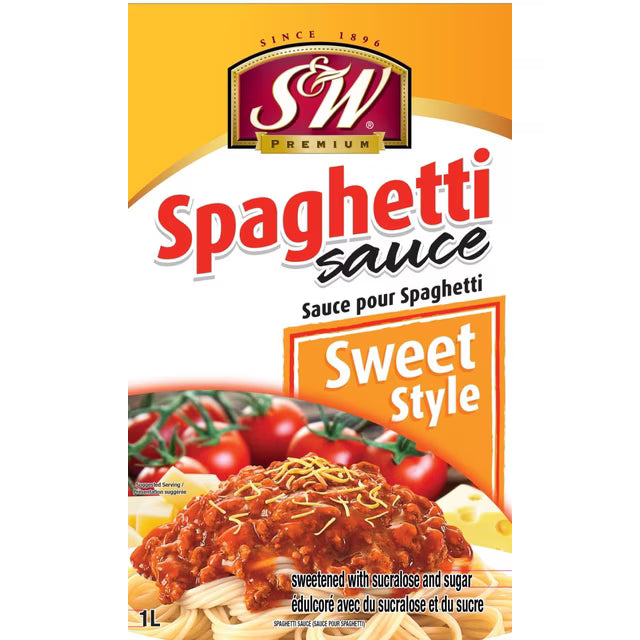 S&W Premium Spaghetti Sauce Sweet Style (1L)