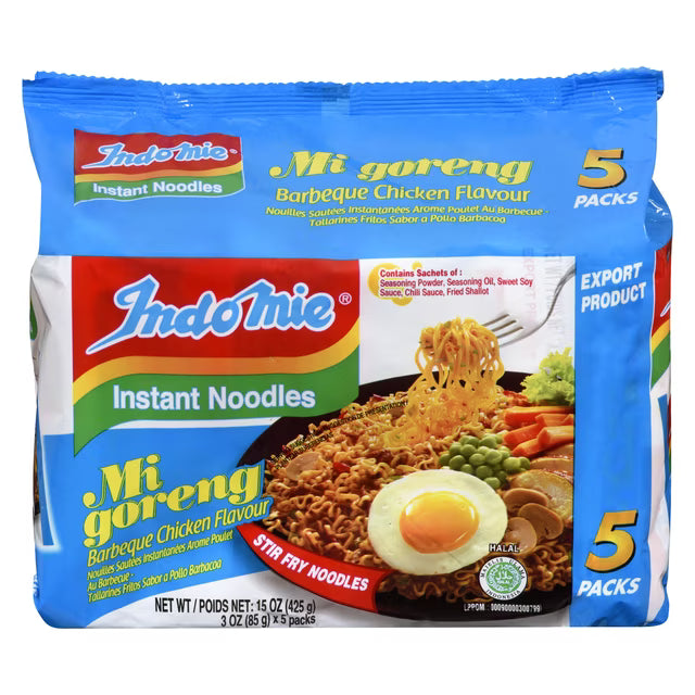 Indomie Mi Goreng Barbeque Chicken Flavour (5 x 85g)